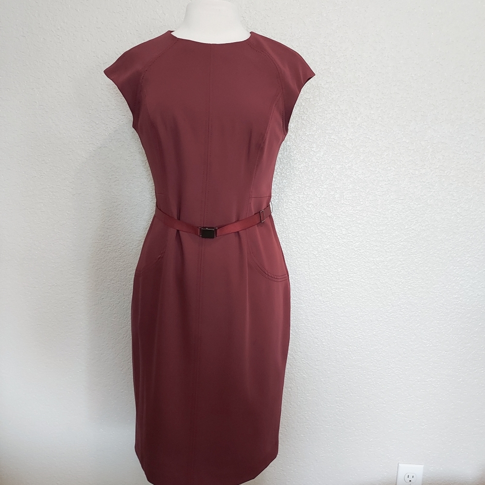 Sinclaire Raspberry Red Cocktail Dress Size 10